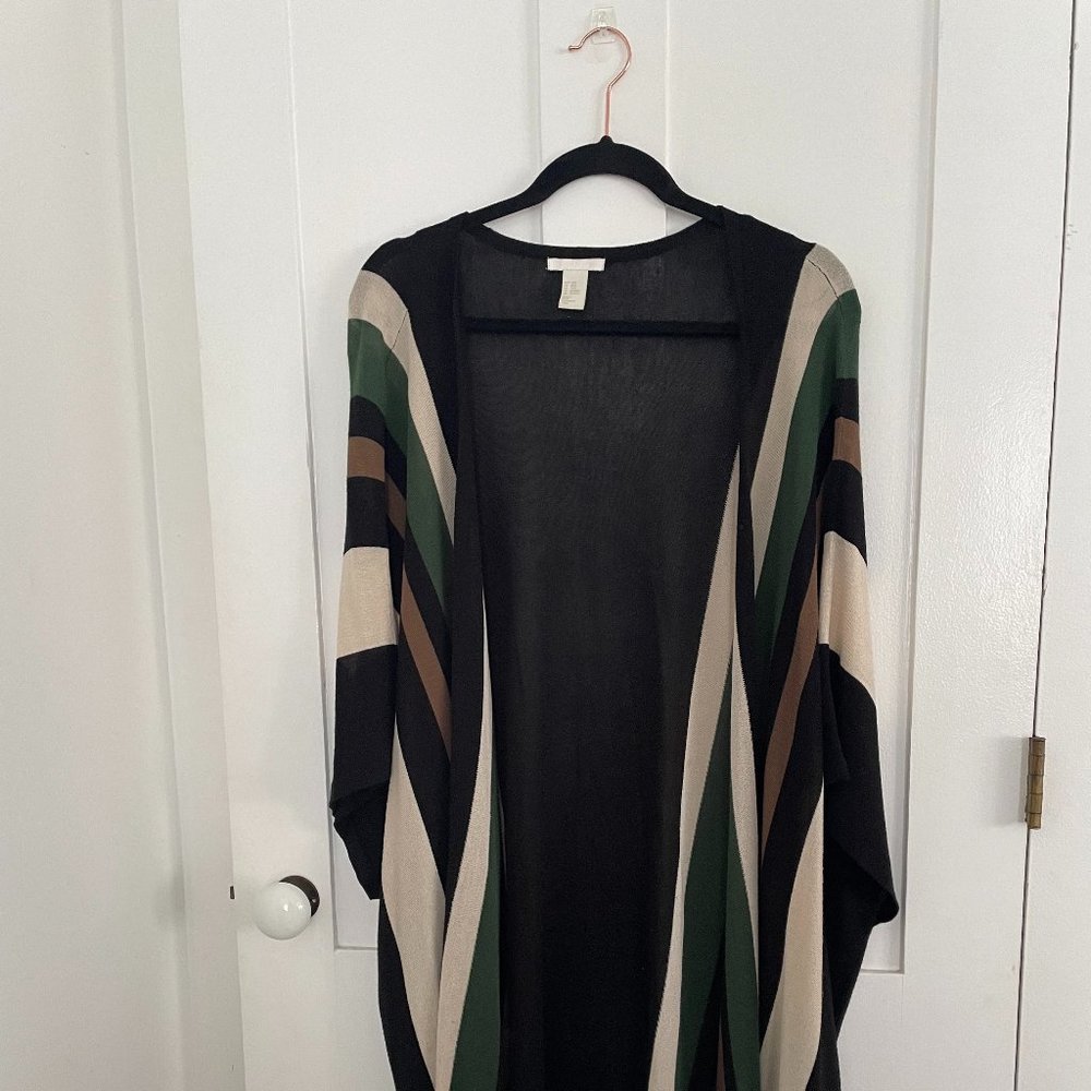 open kimono sleeve duster cardigan sweater